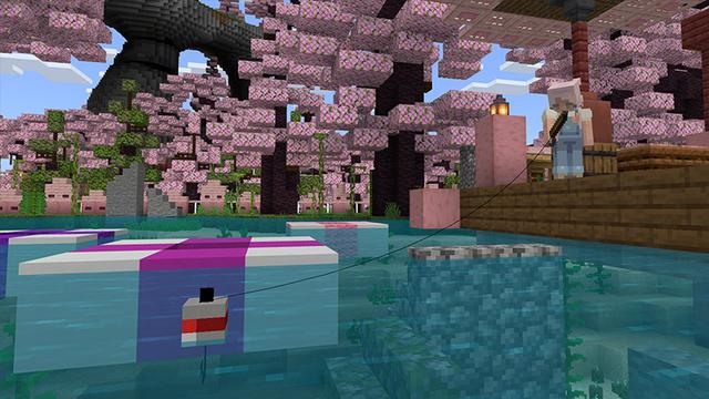 Screenshot of the Minecraft Bedrock Marketplace product Casa cor-de-rosa acolhedora created by Octovon.