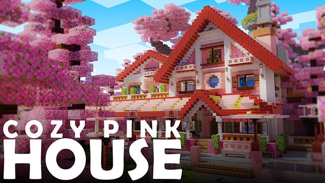 Thumbnail of the Minecraft Bedrock Marketplace product Casa cor-de-rosa acolhedora created by Octovon.