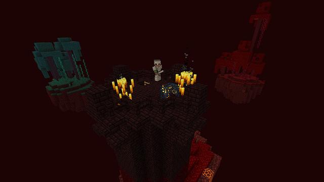 Screenshot of the Minecraft Bedrock Marketplace product Craftable Skyblock created by Octovon.