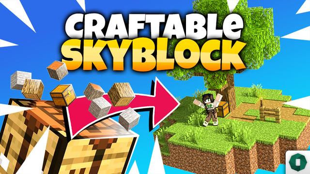 Thumbnail of the Minecraft Bedrock Marketplace product Craftable Skyblock created by Octovon.