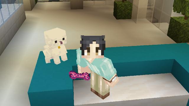 Screenshot of the Minecraft Bedrock Marketplace product Cute Dogs Add-On created by Octovon.