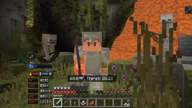 Screenshot of the Minecraft Bedrock Marketplace product Difficulty: Brutal Add-On created by Octovon.