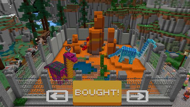 Screenshot of the Minecraft Bedrock Marketplace product DINO PARK created by Octovon.