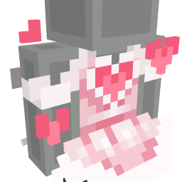 Thumbnail of the Minecraft Bedrock Marketplace product Flowy Heart Dress created by Octovon.