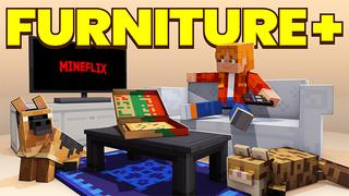 Thumbnail of the Minecraft Bedrock Marketplace product FURNITURE+ created by Octovon.
