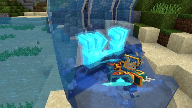 Screenshot of the Minecraft Bedrock Marketplace product Gauntlets Add-On created by Octovon.