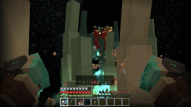 Screenshot of the Minecraft Bedrock Marketplace product Gauntlets Add-On created by Octovon.