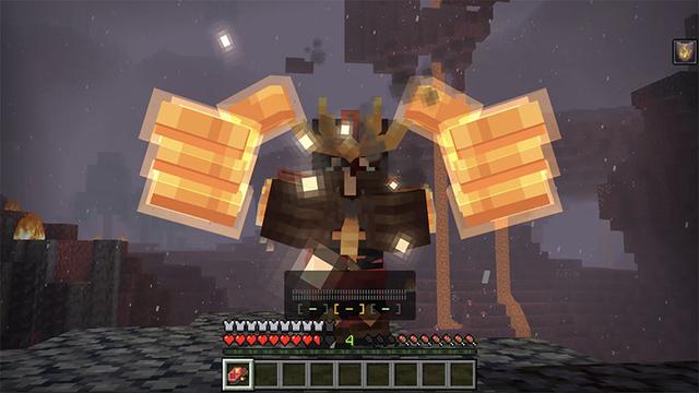 Screenshot of the Minecraft Bedrock Marketplace product Gauntlets Add-On created by Octovon.