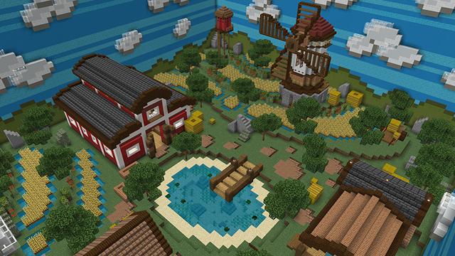 Screenshot of the Minecraft Bedrock Marketplace product Hide & Seek World created by Octovon.