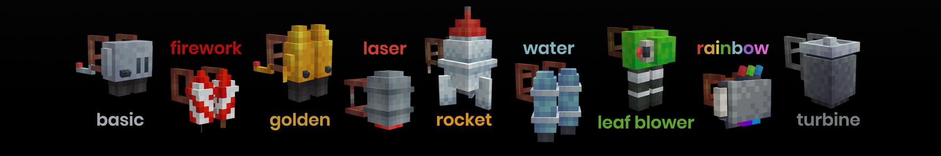Panorama of the Minecraft Bedrock Marketplace product Jetpacks Add-On created by Octovon.