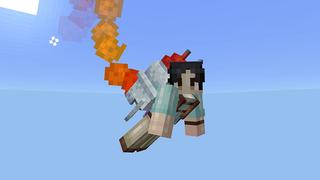 Screenshot of the Minecraft Bedrock Marketplace product Jetpacks Add-On created by Octovon.