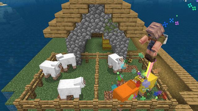 Screenshot of the Minecraft Bedrock Marketplace product Jetpacks Add-On created by Octovon.