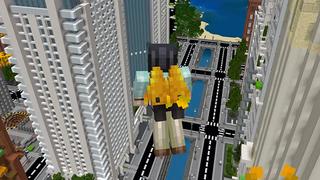 Screenshot of the Minecraft Bedrock Marketplace product Jetpacks Add-On created by Octovon.