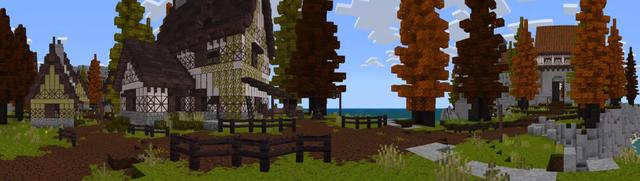 Panorama of the Minecraft Bedrock Marketplace product Medieval Furniture created by Octovon.