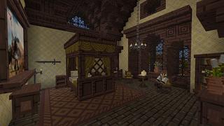 Screenshot of the Minecraft Bedrock Marketplace product Medieval Furniture created by Octovon.