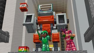 Screenshot of the Minecraft Bedrock Marketplace product MEGA LUCKY BLOCKS created by Octovon.