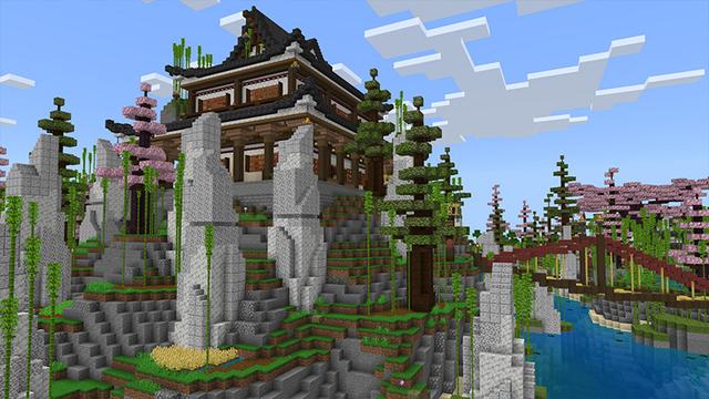 Screenshot of the Minecraft Bedrock Marketplace product Shinobi House created by Octovon.