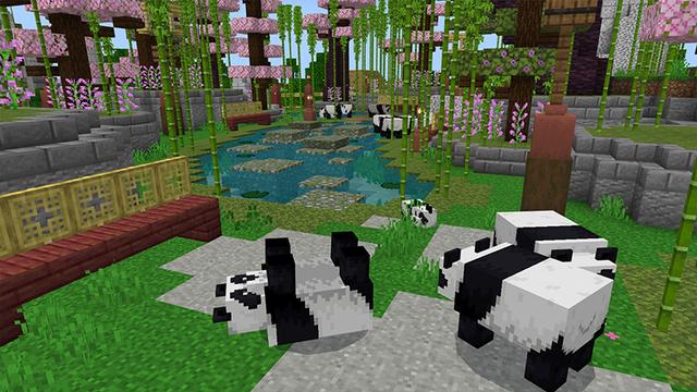 Screenshot of the Minecraft Bedrock Marketplace product Shinobi House created by Octovon.