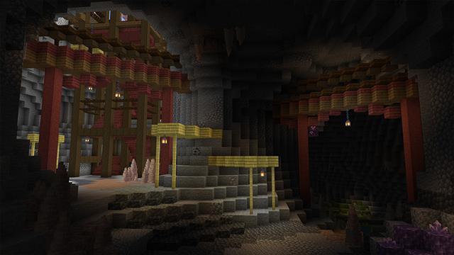 Screenshot of the Minecraft Bedrock Marketplace product Shinobi House created by Octovon.