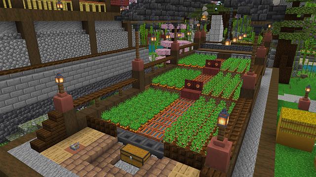 Screenshot of the Minecraft Bedrock Marketplace product Shinobi House created by Octovon.
