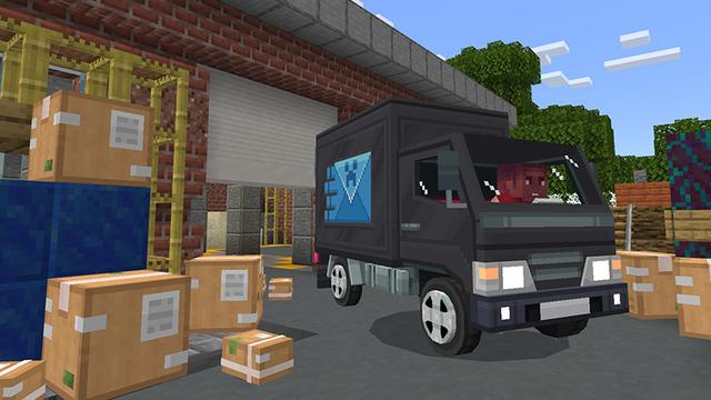 Screenshot of the Minecraft Bedrock Marketplace product Shipping Services Add-On created by Octovon.