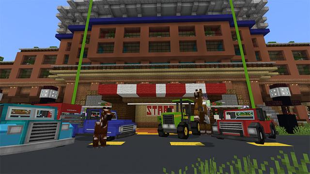 Screenshot of the Minecraft Bedrock Marketplace product Stonecreek Stables: Grand Prix created by Octovon.
