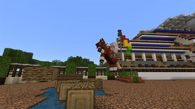 Screenshot of the Minecraft Bedrock Marketplace product Stonecreek Stables: Grand Prix created by Octovon.