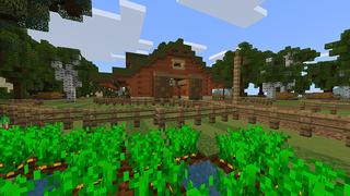 Screenshot of the Minecraft Bedrock Marketplace product Stonecreek Stables created by Octovon.