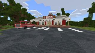 Screenshot of the Minecraft Bedrock Marketplace product Stonecreek Stables created by Octovon.