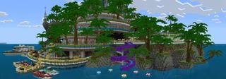 Panorama of the Minecraft Bedrock Marketplace product Ultimate Survival Island created by Octovon.