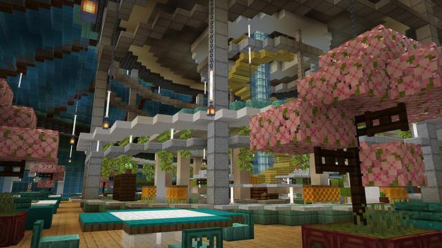 Screenshot of the Minecraft Bedrock Marketplace product Underwater World created by Octovon.