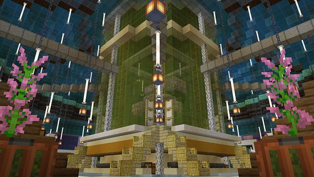Screenshot of the Minecraft Bedrock Marketplace product Underwater World created by Octovon.