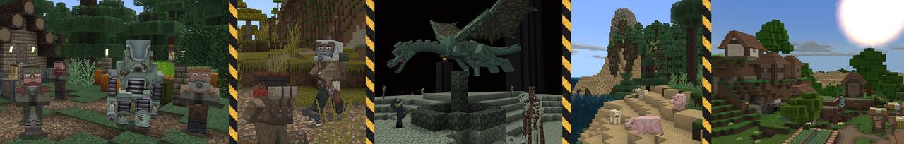 Panorama of the Minecraft Bedrock Marketplace product BIOHAZARD created by Odd Block.