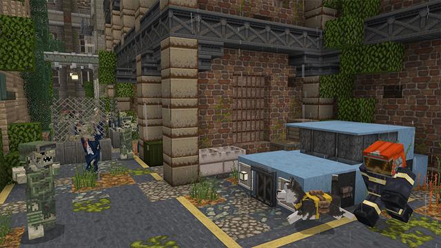 Screenshot of the Minecraft Bedrock Marketplace product BIOHAZARD created by Odd Block.
