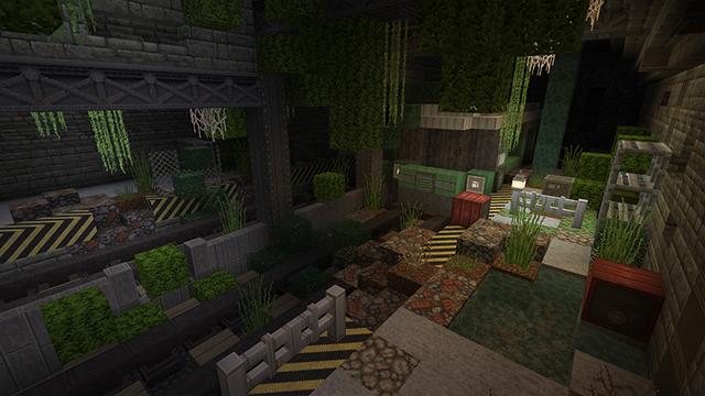 Screenshot of the Minecraft Bedrock Marketplace product BIOHAZARD created by Odd Block.