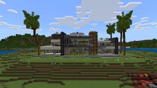 Screenshot of the Minecraft Bedrock Marketplace product 2022 Party Mansion created by Odyssey Builds.
