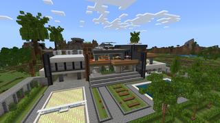 Screenshot of the Minecraft Bedrock Marketplace product 2022 Party Mansion created by Odyssey Builds.