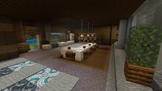 Screenshot of the Minecraft Bedrock Marketplace product 2022 Party Mansion created by Odyssey Builds.