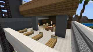 Screenshot of the Minecraft Bedrock Marketplace product 2022 Party Mansion created by Odyssey Builds.