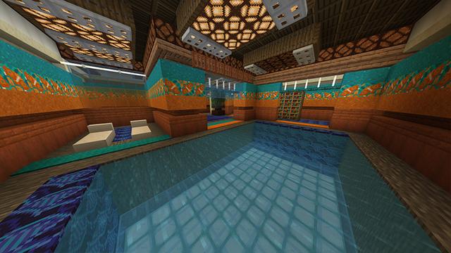 Screenshot of the Minecraft Bedrock Marketplace product 2022 Underground Base created by Odyssey Builds.