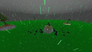 Screenshot of the Minecraft Bedrock Marketplace product Acid Rain Survival created by Odyssey Builds.