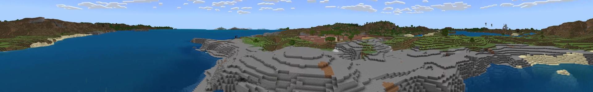 Panorama of the Minecraft Bedrock Marketplace product Billion Dollar Mansion created by Odyssey Builds.