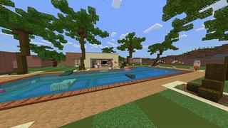 Screenshot of the Minecraft Bedrock Marketplace product Billion Dollar Mansion created by Odyssey Builds.