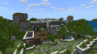 Screenshot of the Minecraft Bedrock Marketplace product Billionaire Mansion created by Odyssey Builds.