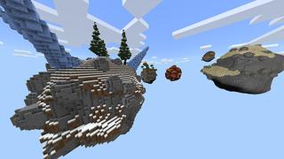 Screenshot of the Minecraft Bedrock Marketplace product Biome Planets created by Odyssey Builds.