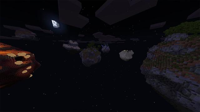 Screenshot of the Minecraft Bedrock Marketplace product Biome Planets created by Odyssey Builds.