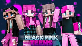 Thumbnail of the Minecraft Bedrock Marketplace product Black Pink Teens created by Odyssey Builds.
