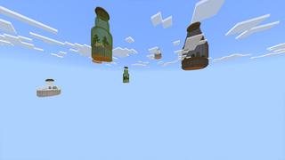 Screenshot of the Minecraft Bedrock Marketplace product Bottled Skyblock created by Odyssey Builds.