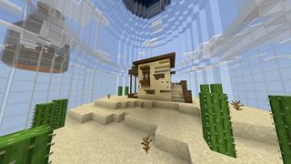 Screenshot of the Minecraft Bedrock Marketplace product Bottled Skyblock created by Odyssey Builds.