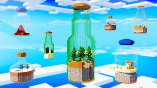 Thumbnail of the Minecraft Bedrock Marketplace product Bottled Skyblock created by Odyssey Builds.